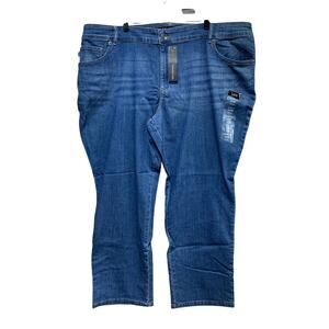 New Lee Womens 24WP Petite Cotton Blend Relaxed Fit Straight Leg Mid Rise Jeans